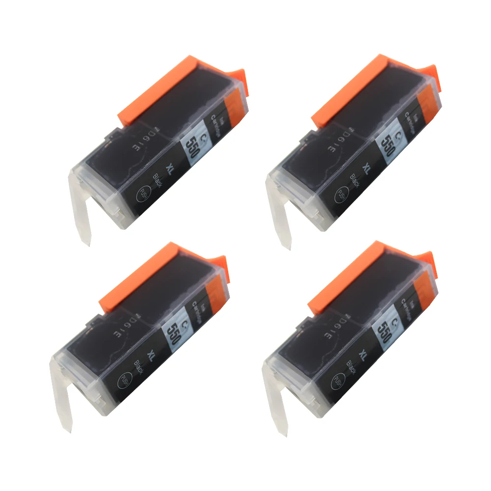 4PK PGI 550 Большой Черный чернильный картридж для Canon iP7250 MG5650 MX925 iX6850 MG5550 MG5450 MG6650 MX920