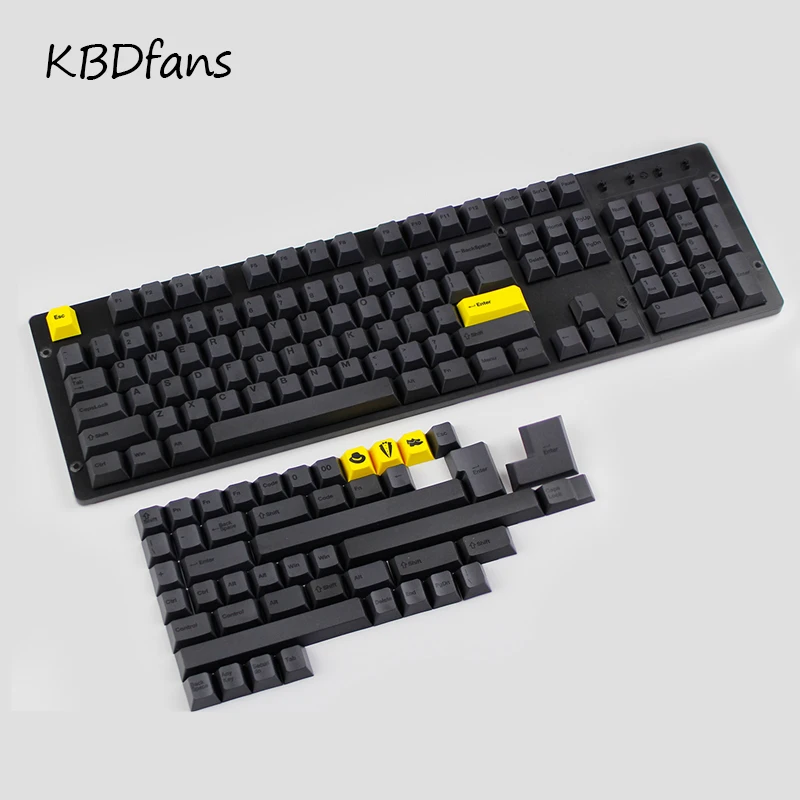 Набор ключей kbdfans dye подложка 152 клавиши Вишневый профиль для usb wried механическая