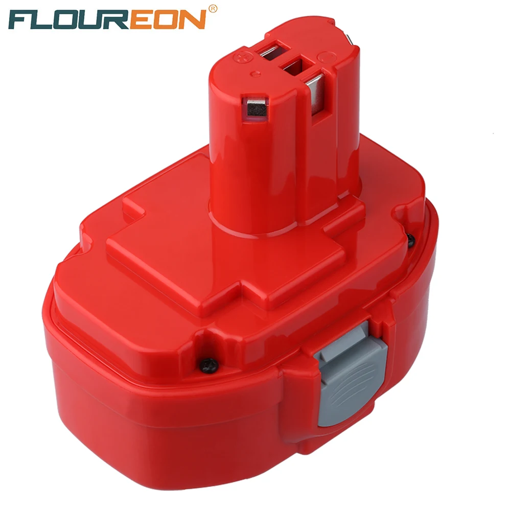 Аккумуляторная батарея FLOUREON 18 в 3000 мАч Ni MH Red для MAKITA SC190DWDE 4334D 5026DA 5026DB 5026DWA 5026DWB
