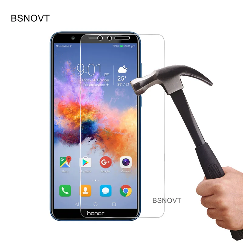 2 шт стекло для Huawei Honor 7X защита экрана анти sratch закаленное пленка BSNOVT|glass for huawei|glass