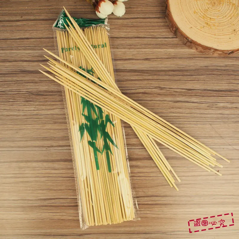 2016 Новый 90 шт. Бамбуковые Шпажки Горячий горшок Гриль жаровне Деревянные Палочки