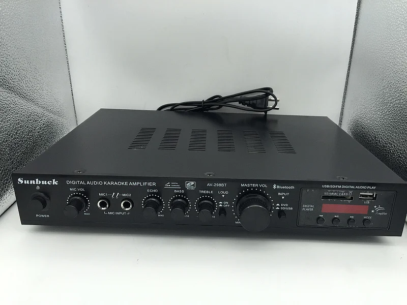 Домашний цифровой усилитель мощности C5198 250 Вт + для караоке аудио с USB SD картой