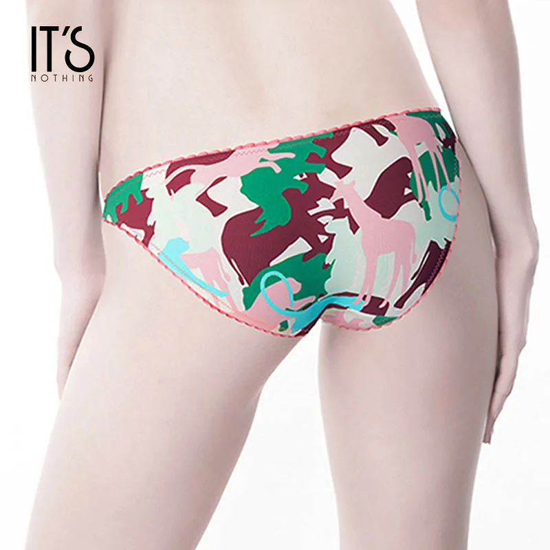 Женское нижнее белье it NOTHING милое с бантиком низкая талия сексуальные трусы из