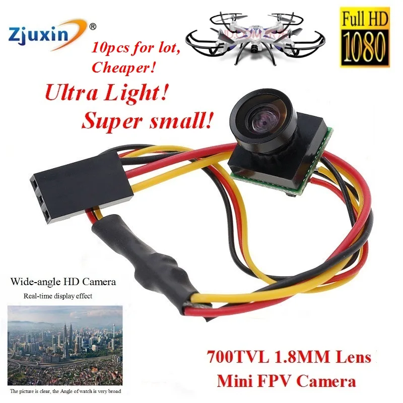 10 шт./лот FPV Камера 1 8 м Мини Широкий формат 170 градусов PAL/NTSC Ultra light 700TVL HD mini cam|camera