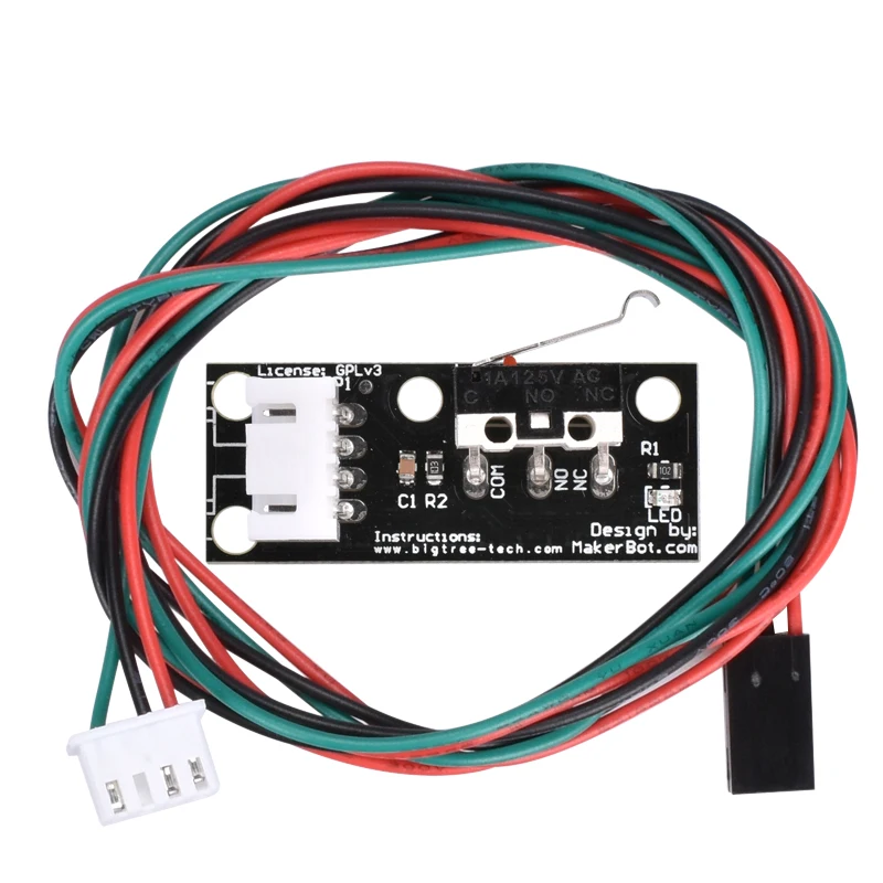 

5pcs High wuality Black Mechanical Endstop without the wheel For Reprap ramps 1.4 3D printer With independent packing