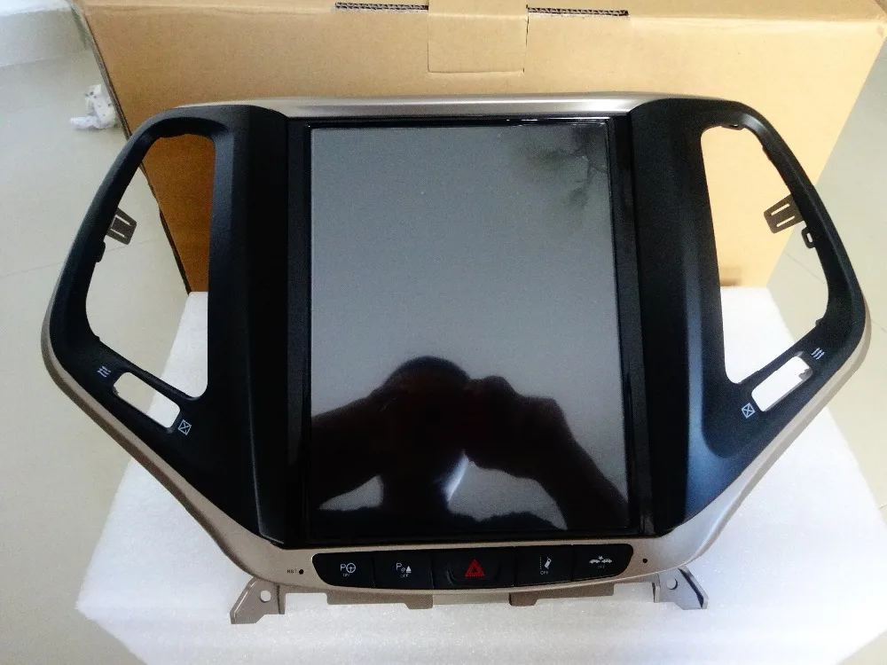 10 4 &quotTesla Тип Android Fit JEEP Cherokee 2014 2015 2016 2017 2018 dvd-плеер автомобиля навигация gps радио |