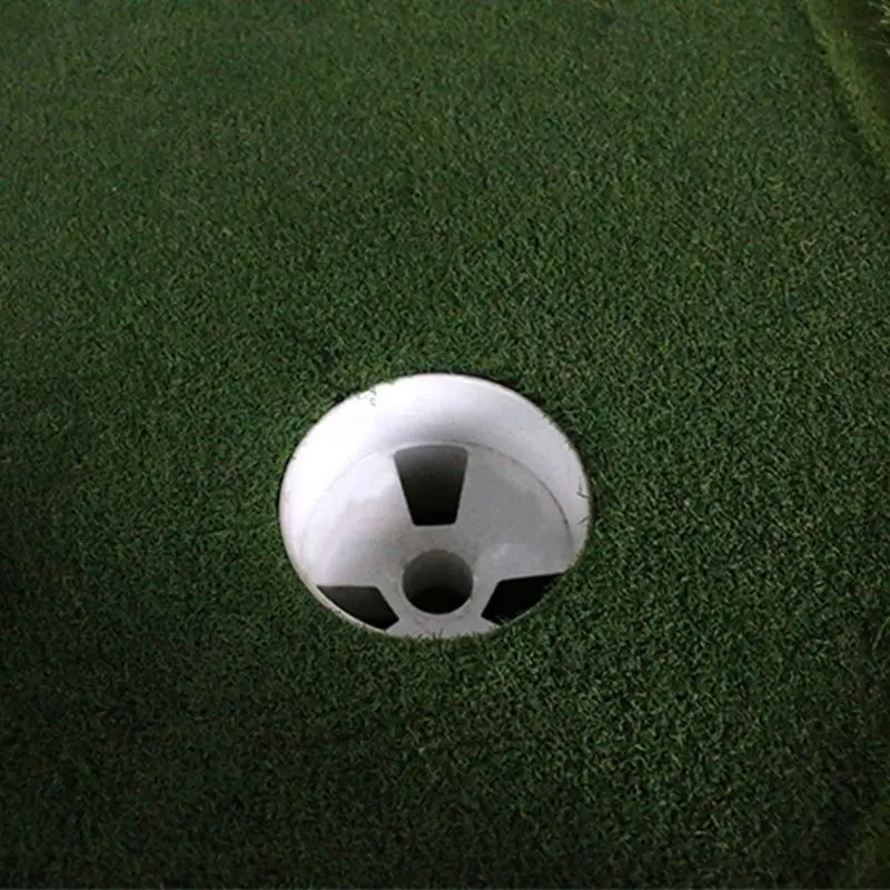 

ABS White Golf Putting Green Hole Practice Cup Plastic Training Ball Socket Standard Size