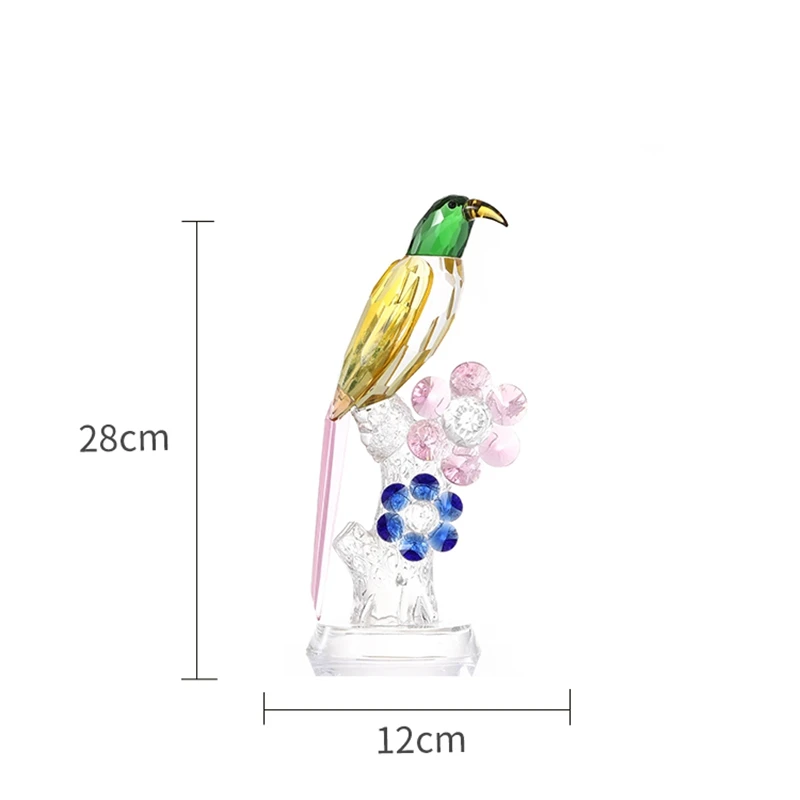 Хрустальные украшения с птицами свадебные предметы перемещенные в гостиную