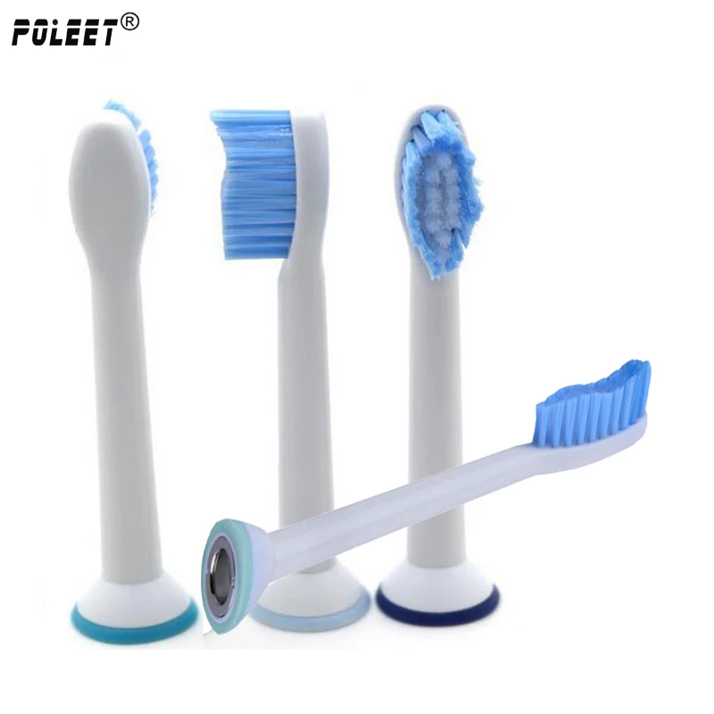 Poleet 80 шт./лот сменные головки для электрической зубной щетки HX6054 P-HX-6054 для Philips головка зубной щетки мягкая щетина гигиена полости рта