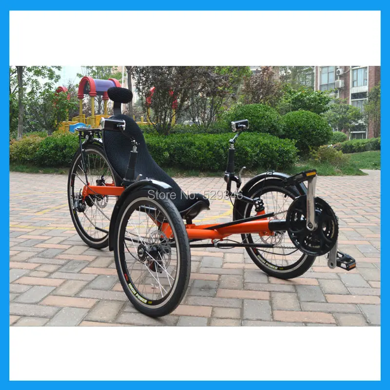 3 колеса лежачие трицикл с стекловолокна место | Спорт и развлечения