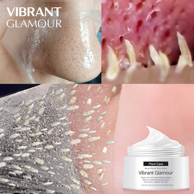 Яркий гламурный удаления черных точек для носа и лица глубокие маски Очищающая