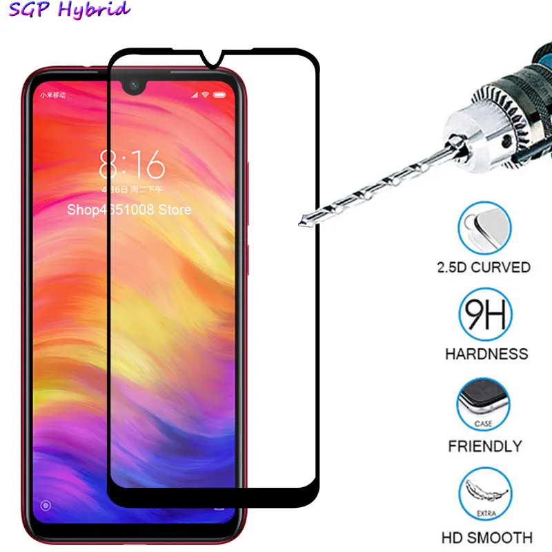 Защитное стекло для Xiaomi Redmi note 7 pro защита экрана закаленное xiomi xaomi redmi note7 7pro note7pro