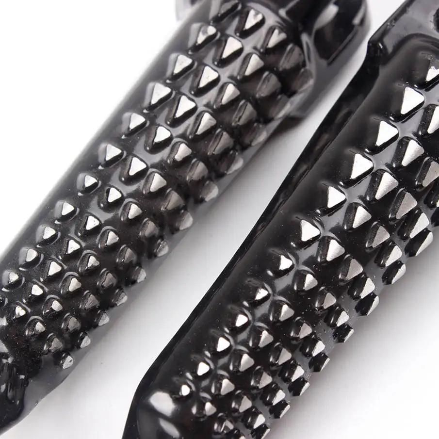 

Front Foot Peg Footrest For Kawasaki Ninja ZX6R 2003-2013 ZX10R 2004-2013 Black Motor Accessories