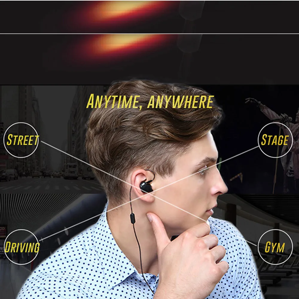 KZ HD9 Hi Fi спортивные наушники медные вкладыши с крючком микрофон для бега