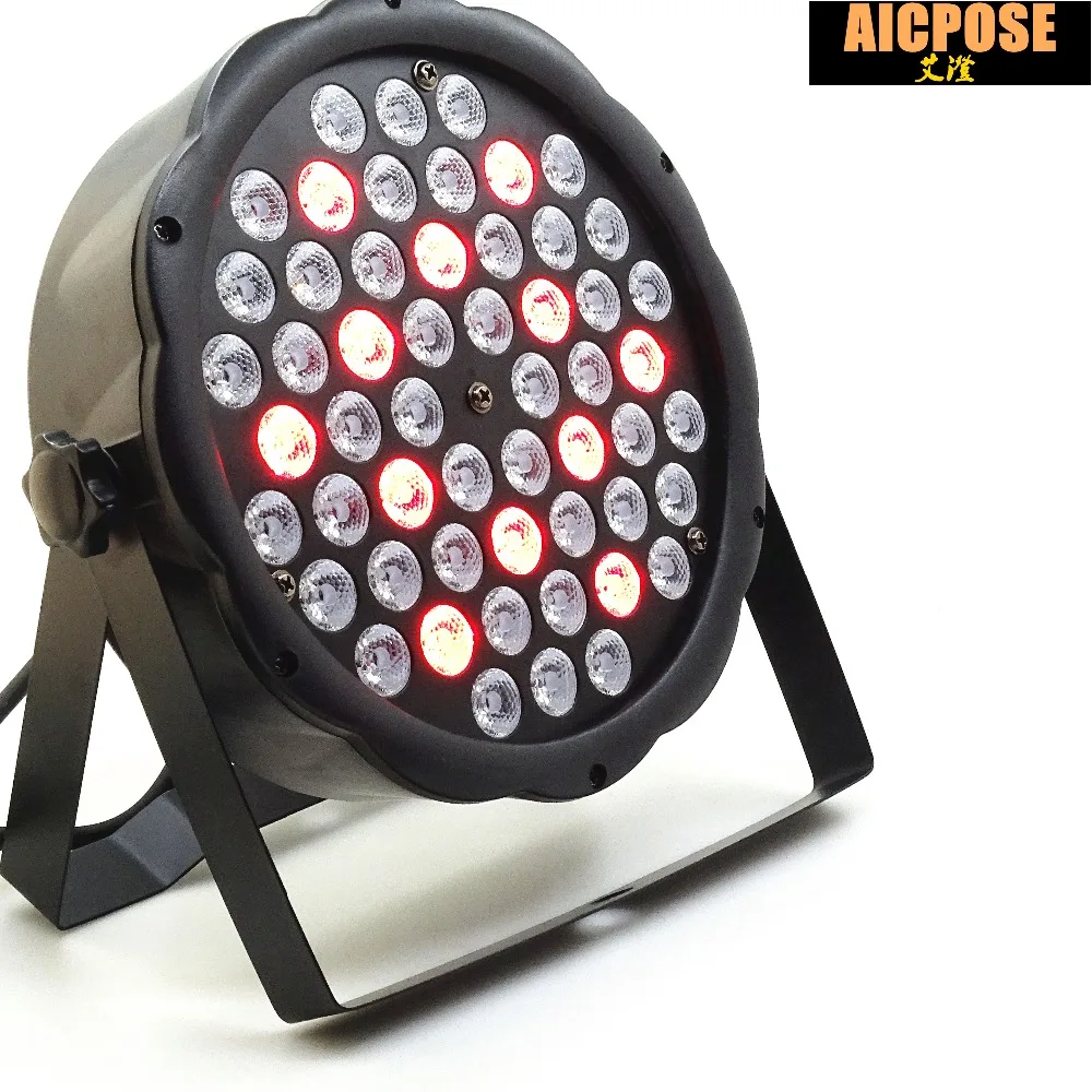 Светодиодные par огни 54x3 Вт DJ Par led 54*3 Вт огни R12, G18, B18, W6 мыть свет диско DMX контроллер эффект для небольшой пати KTV
