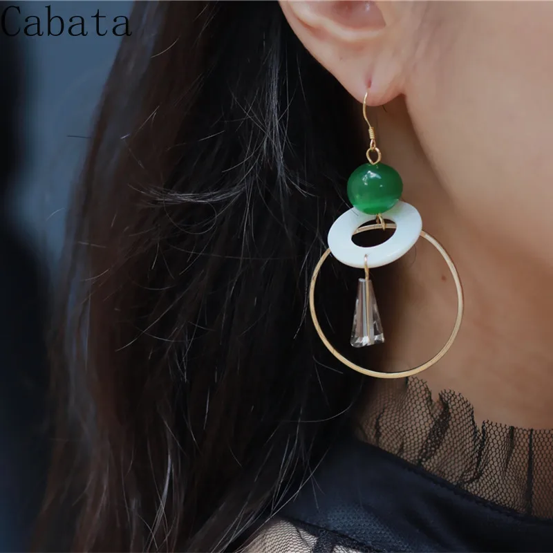 Great Circle Opal Sterling Silver 925 Jewelry Earrings for Women Tassel Korean Indian Big | Украшения и аксессуары