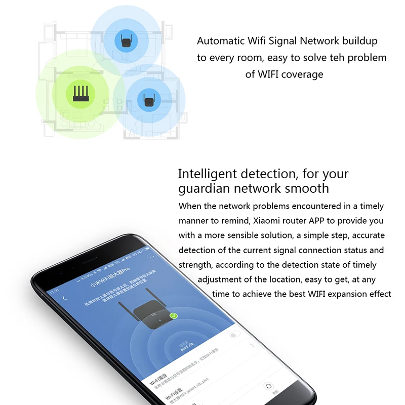 Усилитель Wi Fi Xiaomi Pro 300 Мбит/с|mi original|xiaomi mi originalrouter wireless |