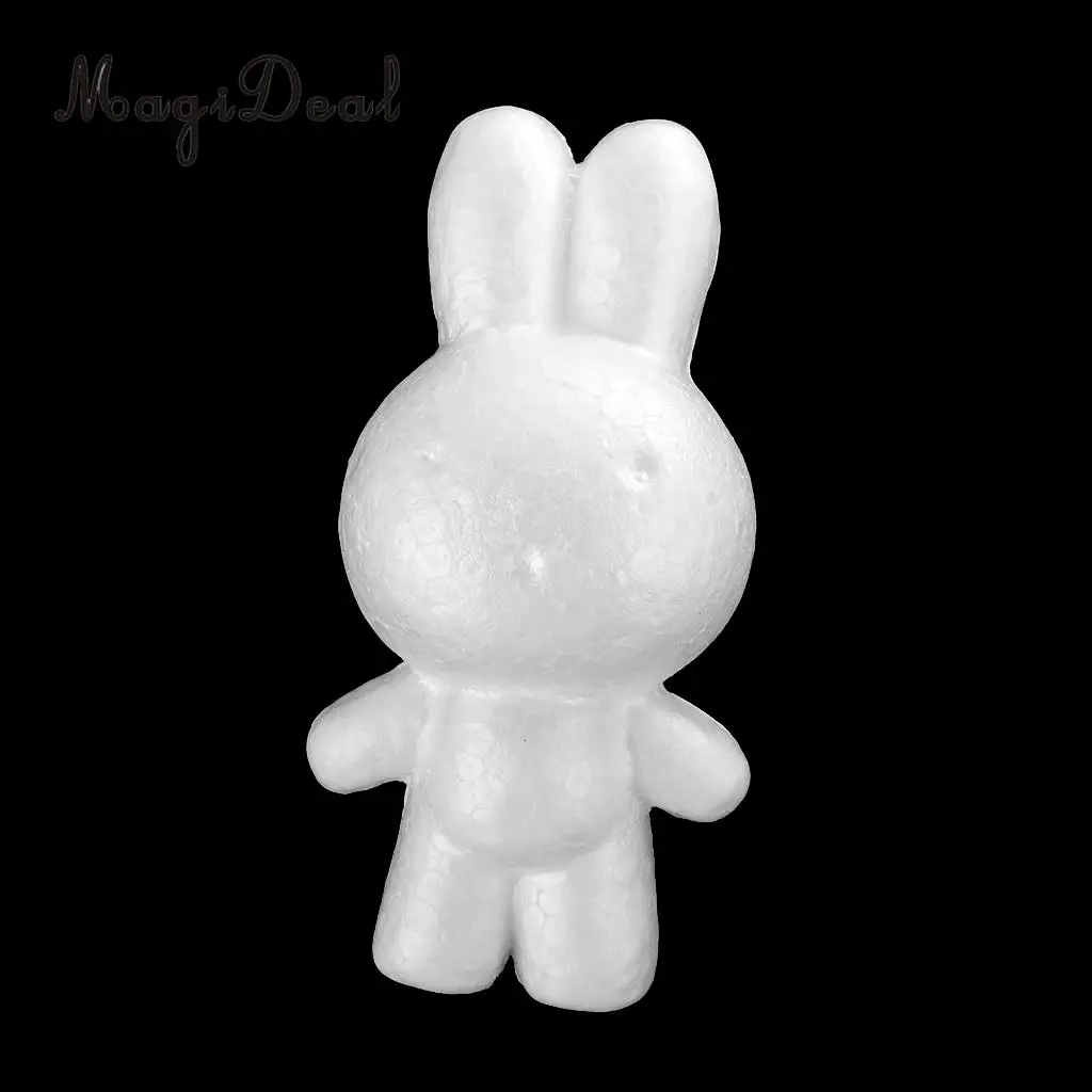 

5pcs Rabbit Shaped Styrofoam Foam Ornaments for DIY Modelling Craft 14mm