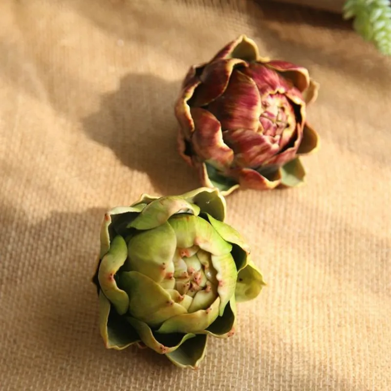 Искусственные цветы Artichokes эмулированные бесплатная доставка|Искусственные и