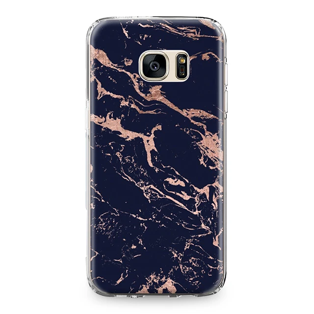 Для samsung Galaxy S5 S6 S7 Edge S8 S9 S10 Plus S10e Note 4 5 8 9 мягкий чехол разноцветный мраморный кожаный силиконовый чехол - Цвет: 3297