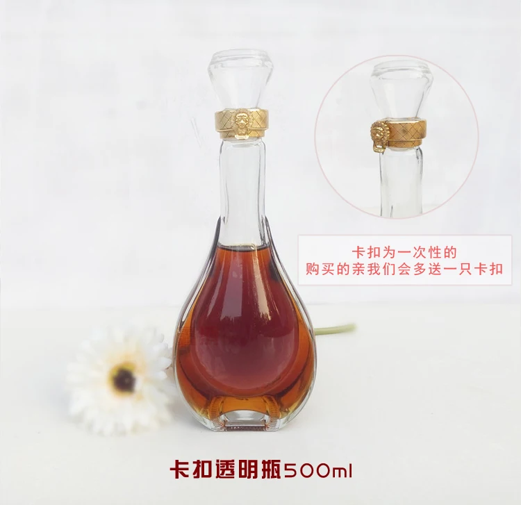 1 шт. Хрустальный графин для виски и вина 1000 мл|crystal whiskey|glass wine bottlewhiskey glass bottle |