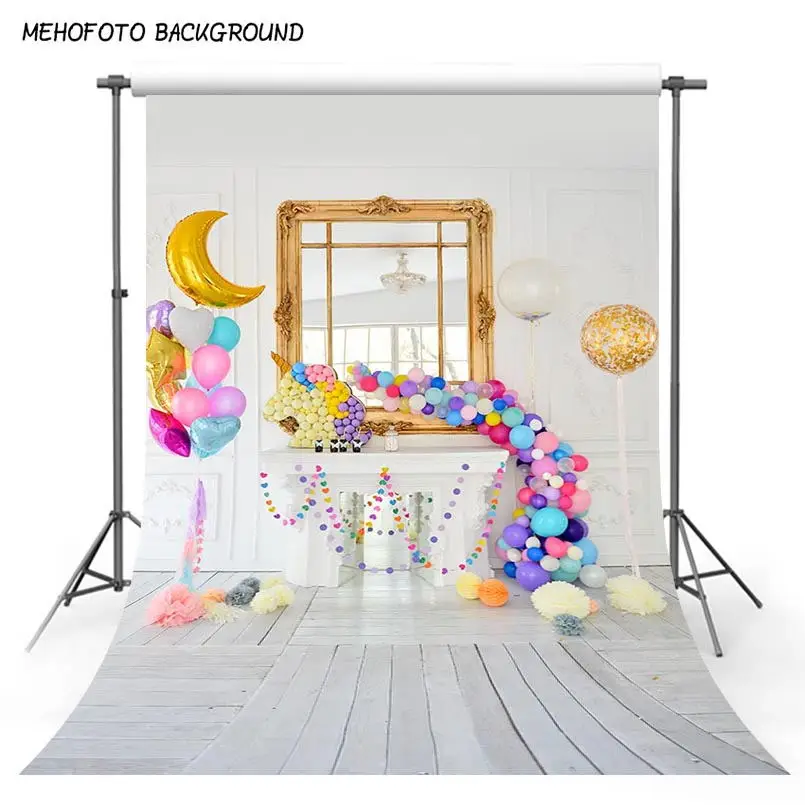 Виниловый фон для фотосъемки MEHOFOTO день рождения Единорог аксессуары