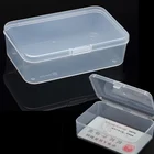 Прозрачный пластиковый органайзер для игрушек, прямоугольные коробки для хранения ювелирных изделий с крышкой, детали оборудования многофункциональный ящик для хранения