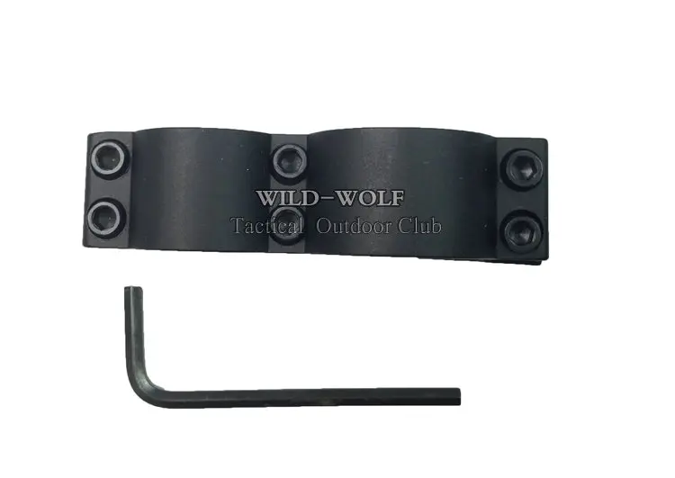 Двойное отверстие фонарик лазерный прицел баррель кольцо Крепление