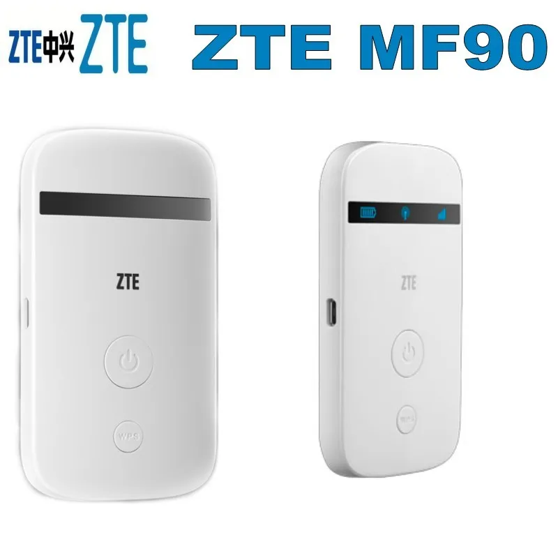 Разблокированный Wi Fi роутер zte MF90 MiFi 4g lte поддержка LTE FDD 800/1800/2600 МГц|usb wireless bluetooth