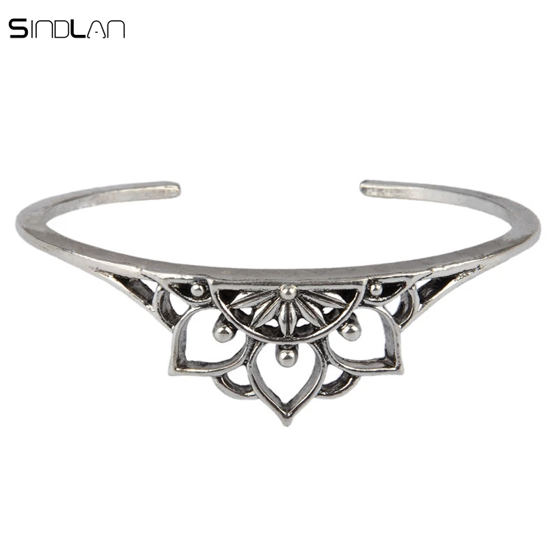 Женская богемная подвеска бохо браслет в стиле ретро с посеребренными