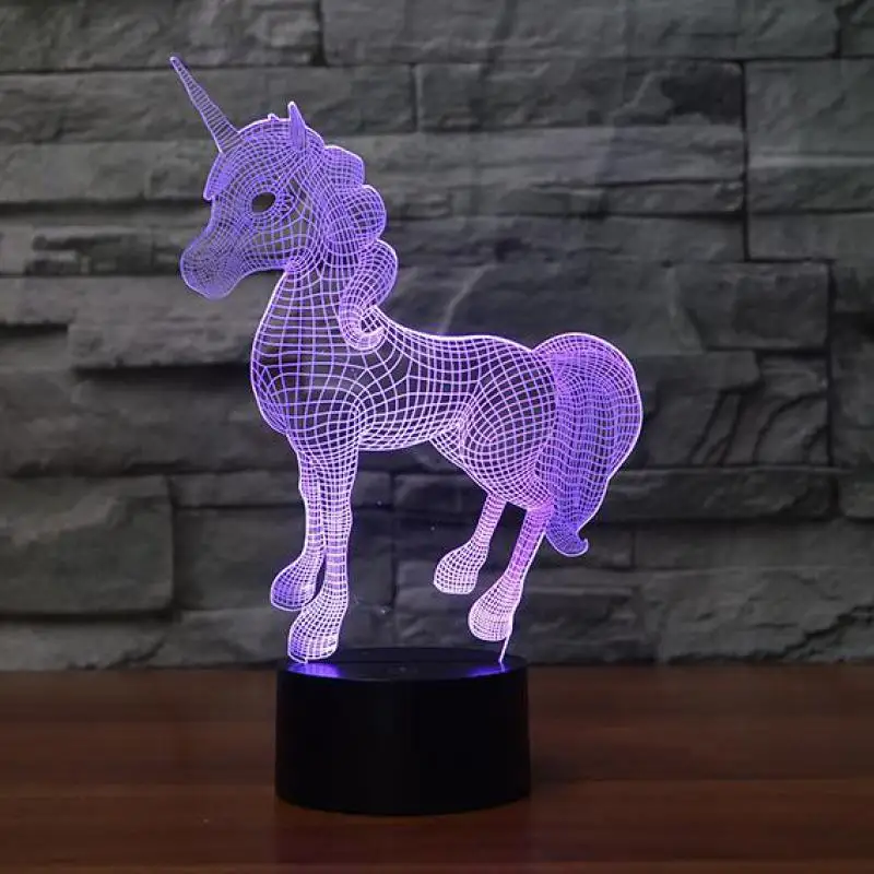 Моделирующая креативная 3d настольная лампа Светодиодная импортная прикроватная настольная лампа современная настольная лампа Acrylique Usb ночной Светильник