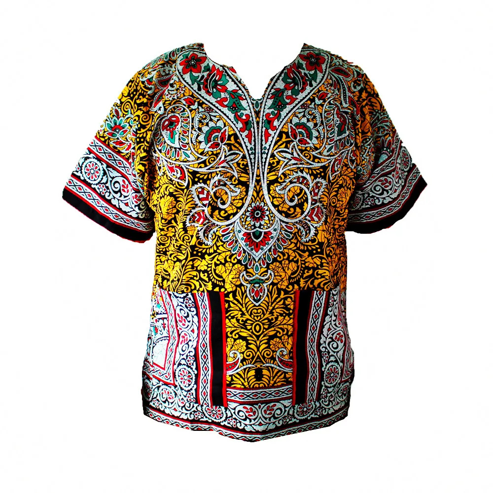 Mr Hunkle Топ Dashiki для женщин в винтажном стиле футболка с традиционным африканским