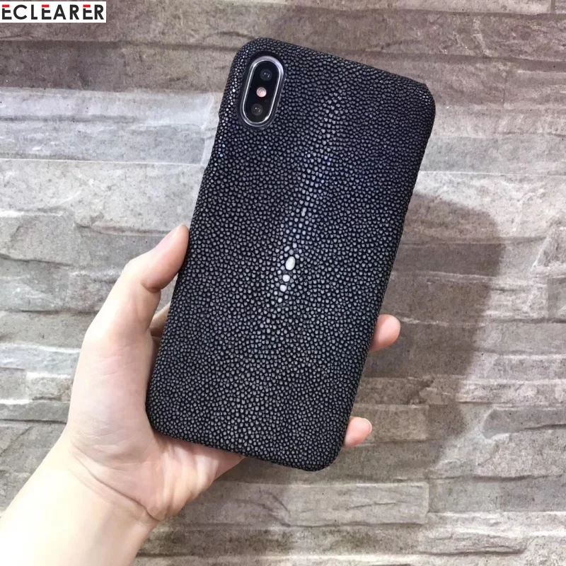 Прочный оригинальный жемчужный кожаный чехол для iPhone XS MAX XR задняя крышка Ретро