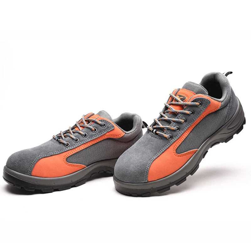 Мужская Рабочая безопасная обувь Открытый стальной носок военный ботинки