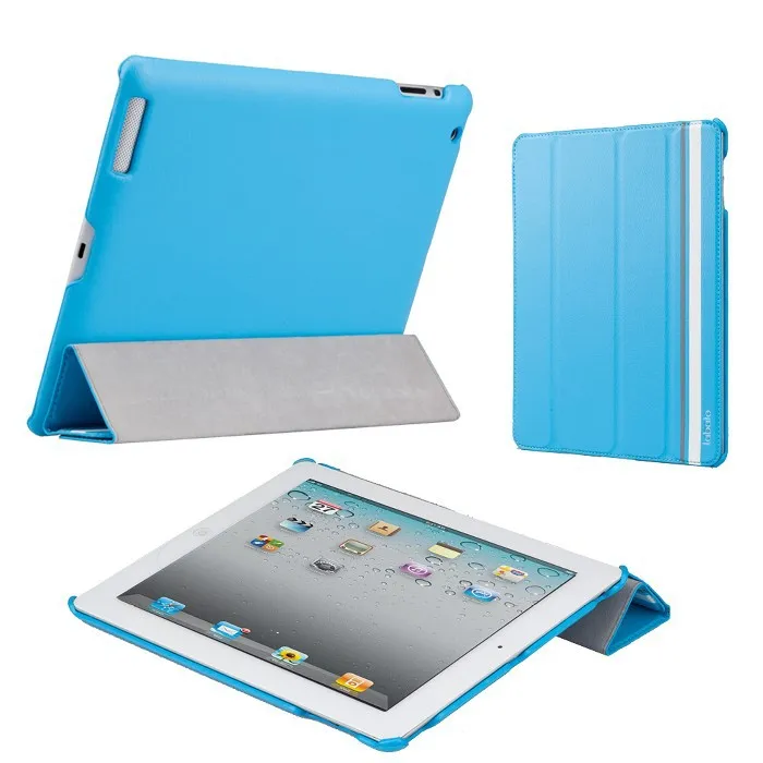 For iPad 4 3 2 Case With Smart Cover Function+Top Quality Premium Leather Material Free Shipping | Компьютеры и офис