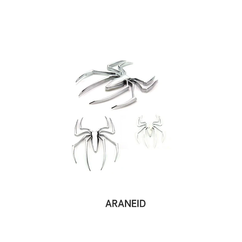 Авто 3D металлическое украшение автомобиля металлический клей Araneid Автомобильная