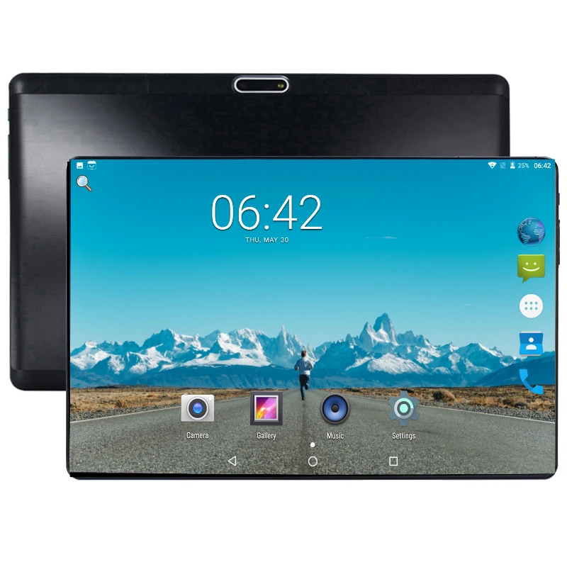 Закаленное стекло 2.5D 10 дюймов планшетный ПК Android 8 0 Восьмиядерный 4 Гб ОЗУ 64 ПЗУ
