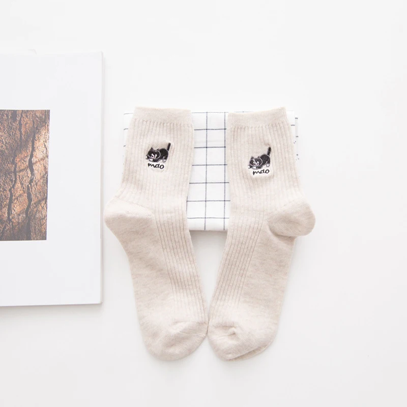 [COSPLACOOL]5 цветов ленивый кот женский корейский стиль милые эластичные носки для