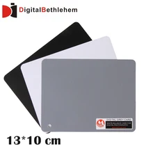 MICNOVA 3 в 1 Цифровой gray Card Белый Черный 18% Серый Цвет Баланс белого с