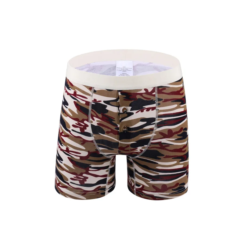 Мужское нижнее белье из спандекса большие хлопковые трусы боксеры размера плюс