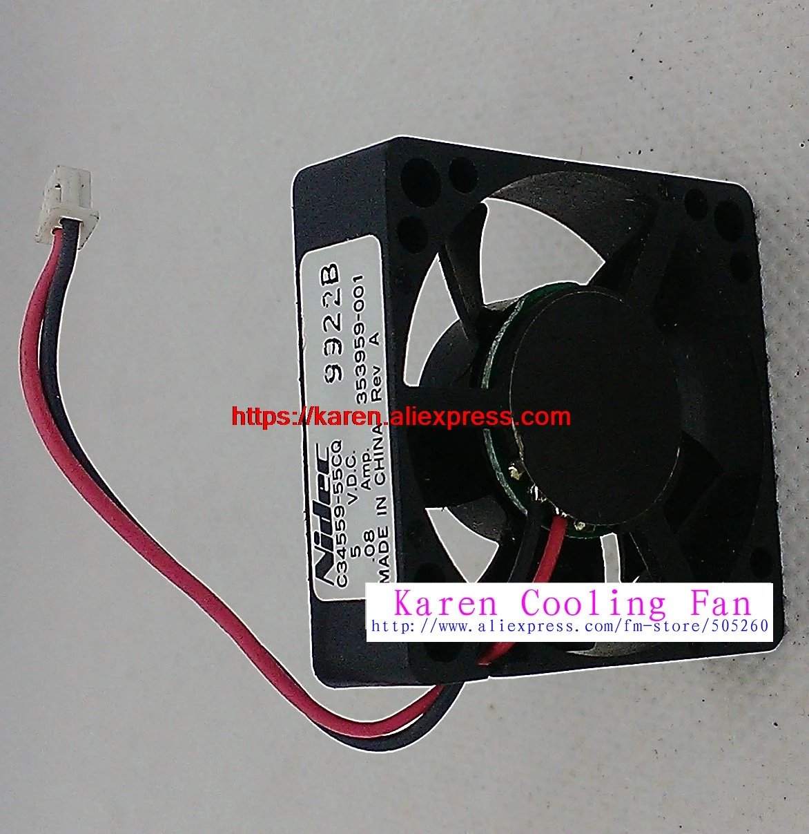 

Nidec 3510 12v 0.08a a34559-55cq cooling fan a34559-55