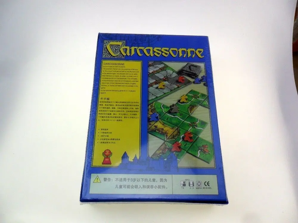 Каркассон настольная игра 2-5 игроков карты игры для вечерние друзья легко играть с бесплатной доставкой