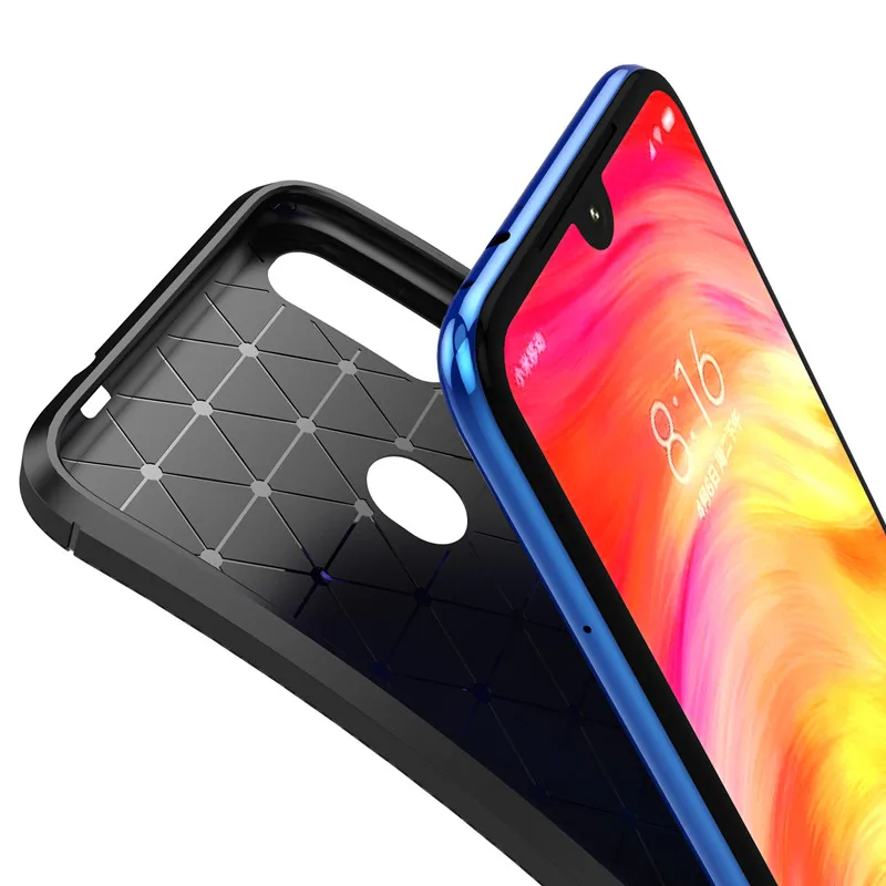 Чехол для телефона Xiaomi Redmi Note7 защита от падения камеры тонкий мягкий PC защитный