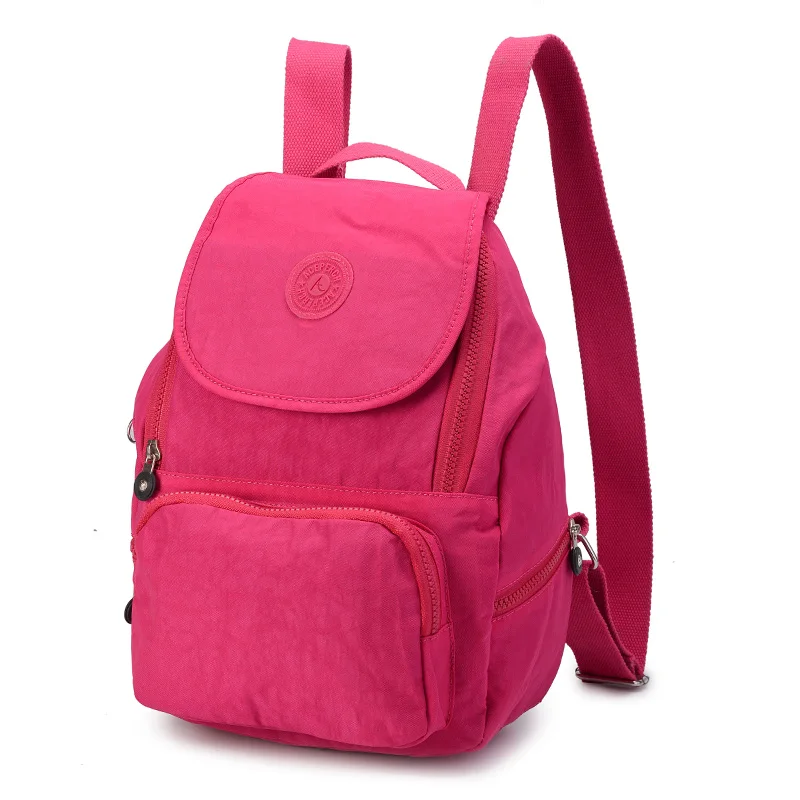 1 piece Rose Red ACEPERCH Повседневный школьный рюкзак для девочек-подростков Mochila Feminina женский нейлоновый рюкзак для ноутбука - Цвет: 1 piece Rose Red