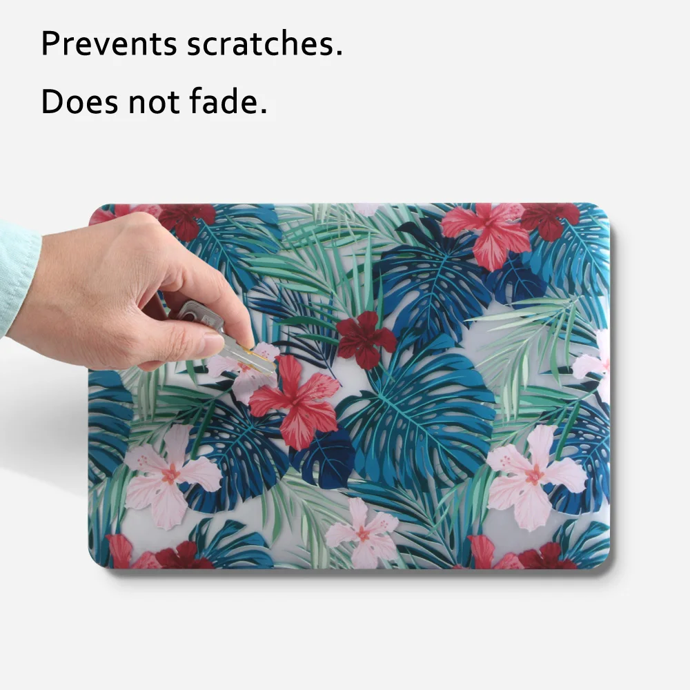 Новый чехол для ноутбука с принтом пальмовых листьев MacBook Air Pro Retina 11 12 13 15 дюймов