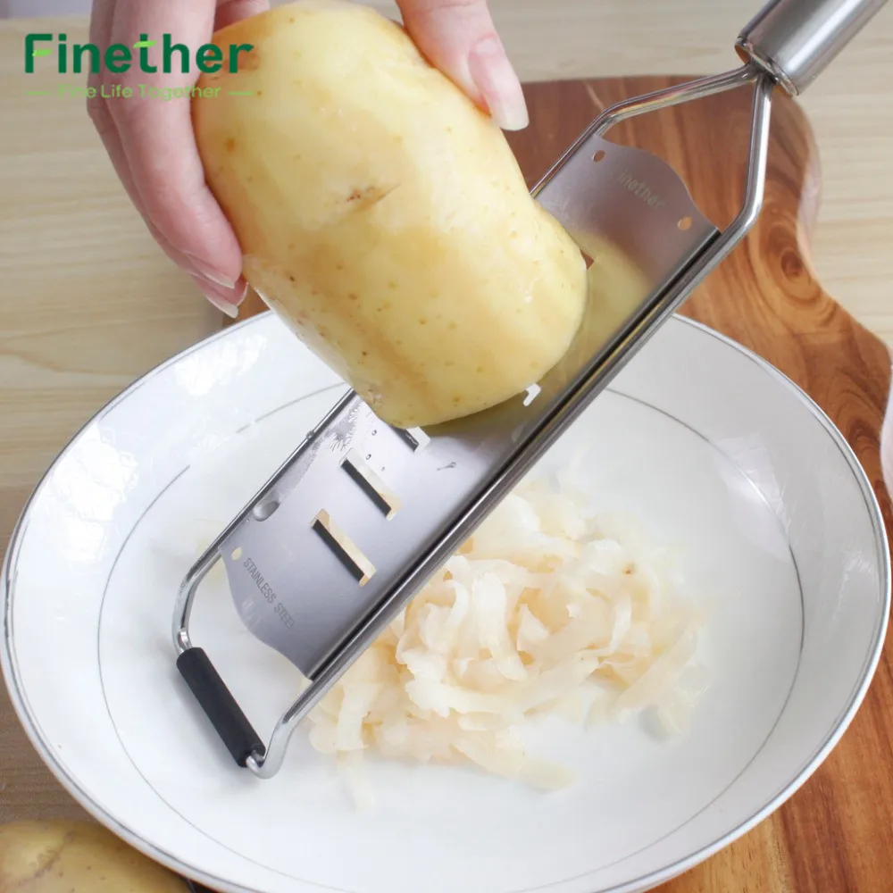 Finether Профессиональная Большая бритва Терка Коммерческая нержавеющая сталь