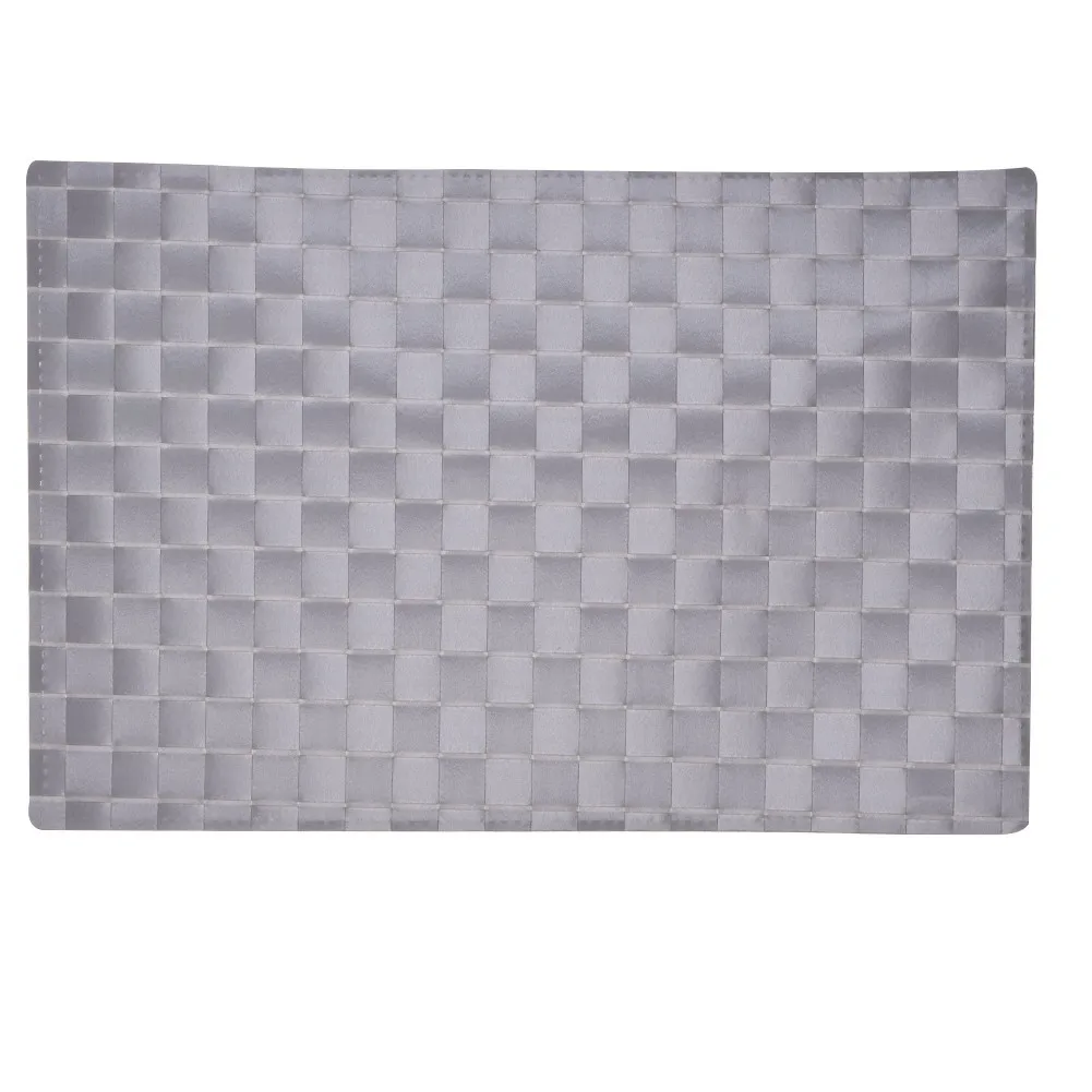 4 Color PP Placemat Dining Table Mats Set De Bowl Pad Hotel Cutlery Mat Napkin Tray Braided style Placemat|pp placemat|braided placematstray mat |