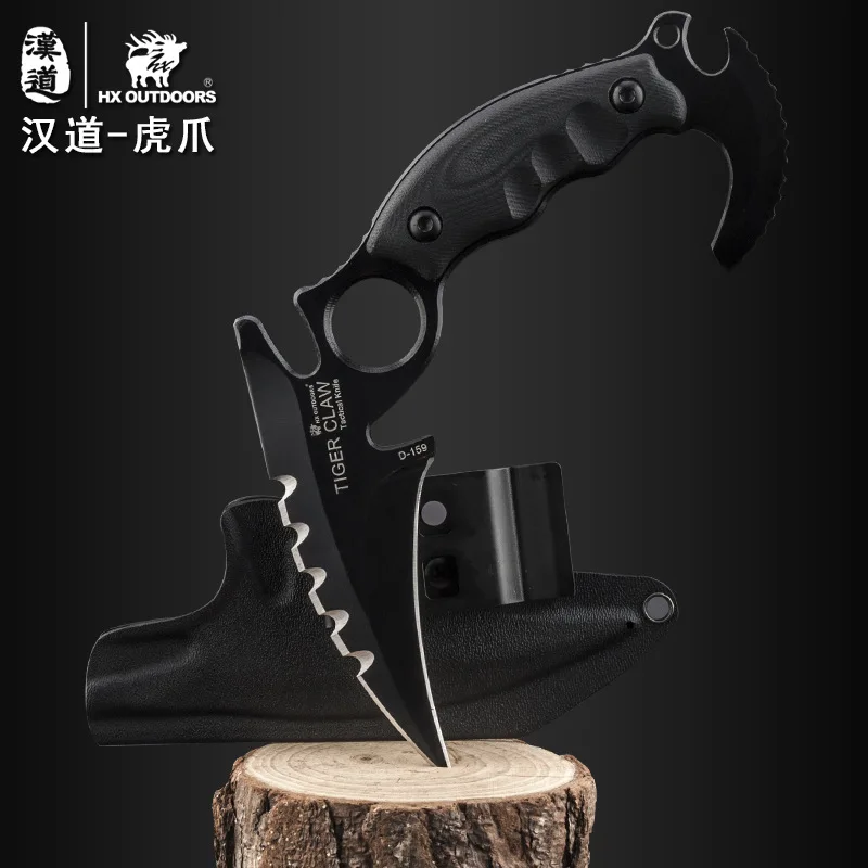HX D2 стальной нож karambit высокой твердости в стиле игры &quotcounter strike&quot ganzo real ножи для