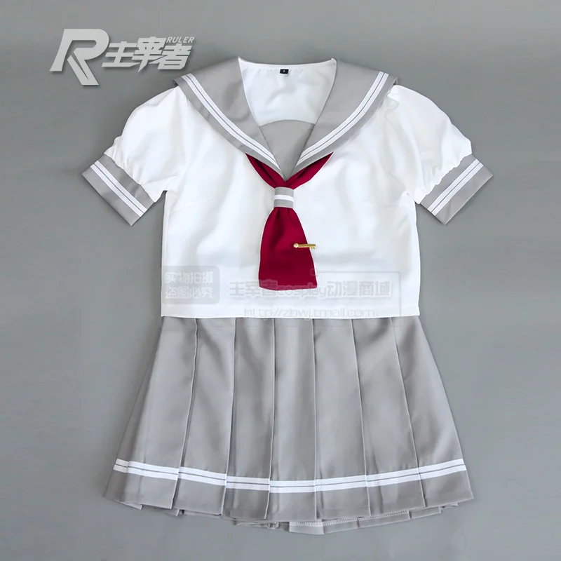 LoveLive! Sunshine! akours Dia Kurosawa Kanan Matsuura Ruby косплей костюм матроса Униформа рубашка + юбка