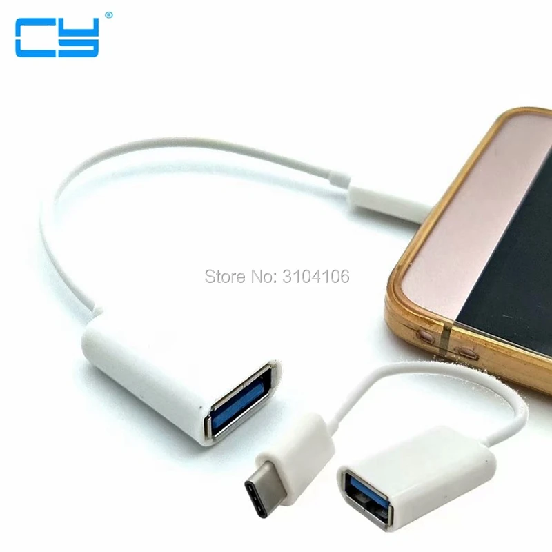 Переходник с Type C на USB 2 0 OTG кабель для передачи данных коннектор Huawei P9 Xiaomi 4C 5 Samsung